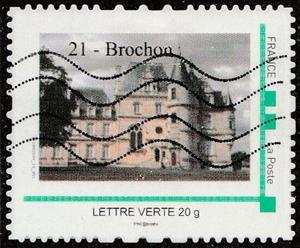 Stamp, Brochon, France,  , Castles