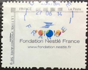 Stamp, Fondation Nestle France, France,  , Charity, Food