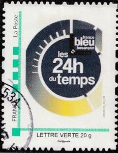 Stamp, France bleu Besancon 24h du Temps, France,  , Radio, Weather