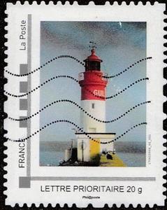 Stamp, Guilvinec Lighthouse, France,  , Lighthouses
