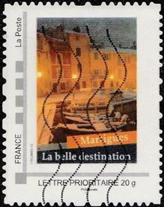 Stamp, Marigues La belle destination, France,  , Ports, Townscapes / City Views