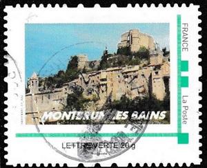 Stamp, Monterus les Bains, France,  , Townscapes / City Views