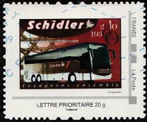 Stamp, Schidler 1930 2010, France,  , Buses