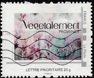Stamp, Vegetalement Provence, France,  , Cosmetic Products, Logos, Perfumes