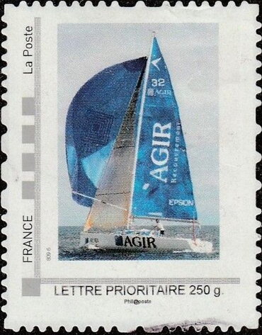 Yacht sponsored by Agir