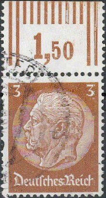 Paul von Hindenburg (1847-1934), 2nd President