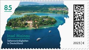 Stamp, Mainau Island, Germany, Federal Republic,  , Islands, Tourism