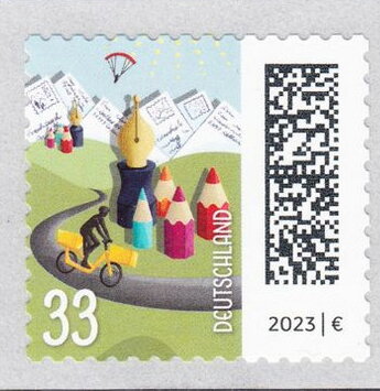 Pencils Forming Small Village