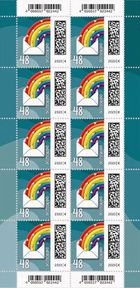 Rainbow of Pencils in Envelope