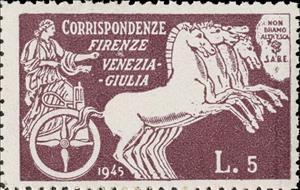 Stamp, Charioteer, Italy,  , Horses