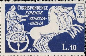 Stamp, Charioteer, Italy,  , Horses