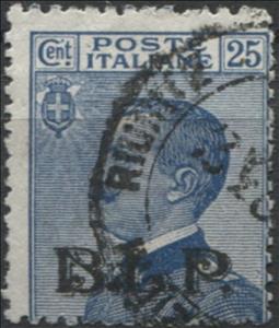 Stamp, Vittorio Emanuele III overprinted B.L.P., Italy,  , Famous People, Heads of State, Kings, Royalty