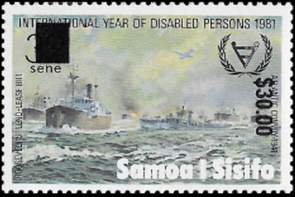 Roosevelt's Lend-Lease Bill, Ships at Sea Surcharged