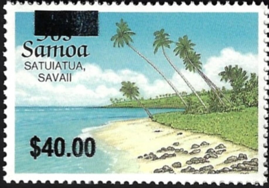 Satuiuatua, Savaii Surcharged