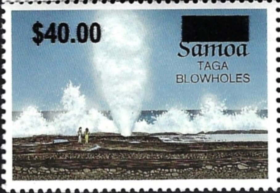 Taga Blowholes Surcharged