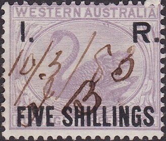 Stamp, Black Swan (Cygnus atratus), Western Australia,  , Animals (Fauna), Birds, Swans
