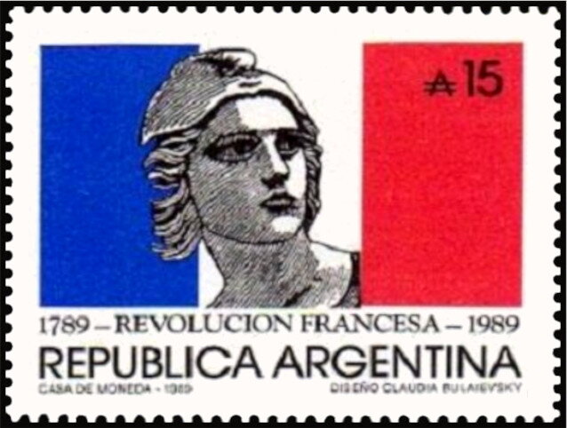 Mariana de Gandon and Flag