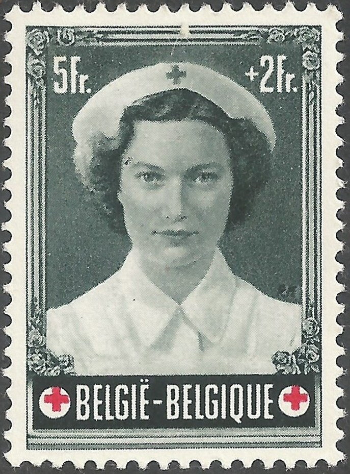Princess Joséphine-Charlotte (1927-2005) as a Nurse