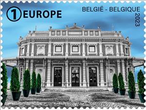 Stamp, Spas of Europe : Spa, Belgium, Belgium,  , Architecture, Санатории и курорты
