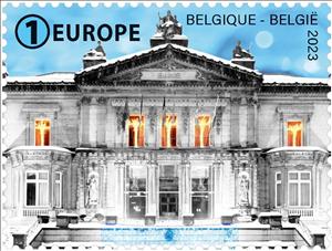 Stamp, Spas of Europe : Spa, Belgium, Belgium,  , Architecture, Санатории и курорты
