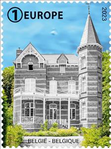 Stamp, Spas of Europe : Spa, Belgium, Belgium,  , Architecture, Санатории и курорты