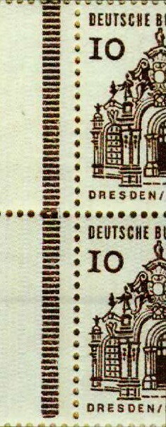 Booklet Pane-Zwinger Dresden