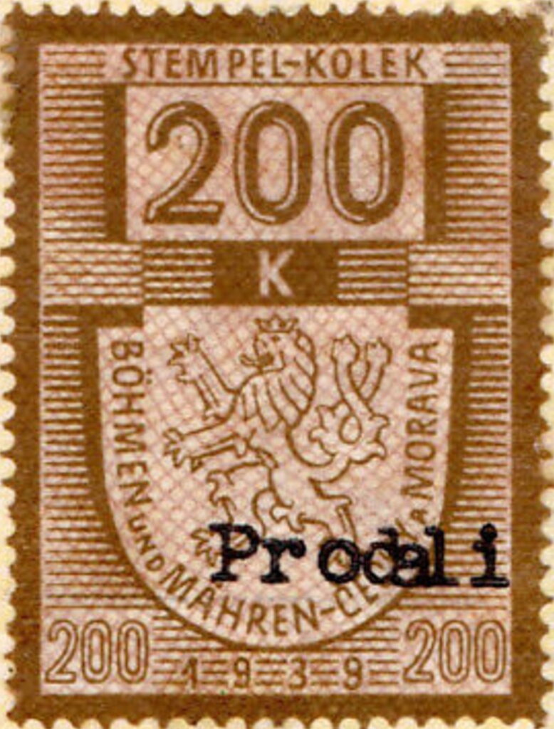 Czech lion with Crown