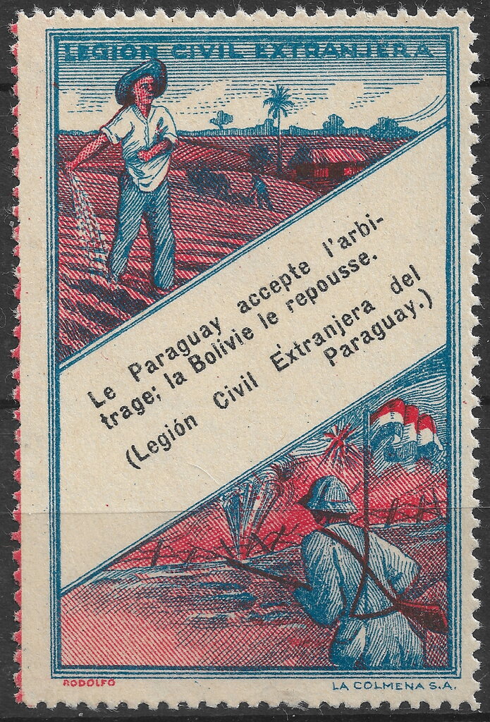 Farmer & Soldier. French text.