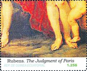 Stamp, Rubens, Equatorial Guinea,  , Paintings