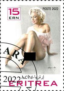 Stamp, Pin Up, Eritrea,  , Eroticism, Nudes