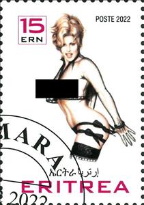 Stamp, Pin Up, Eritrea,  , Eroticism, Nudes