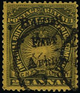 Stamp, Handstamp in Black, British colonies and territories,  