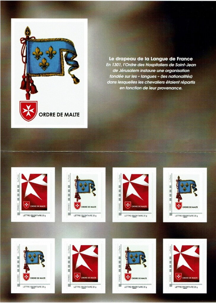 Ordre de Malte - Flag of the Langue of France