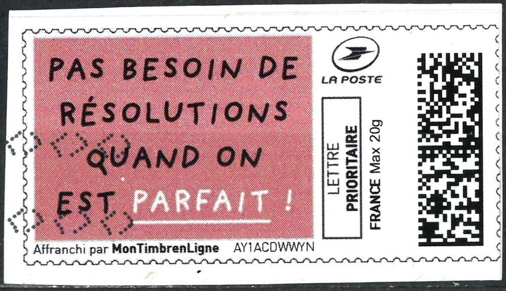 Pas besoin de resolutions quand on est parfait