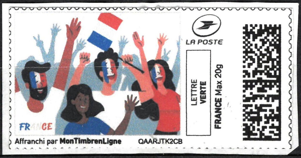 World Cup Football Supporters. France