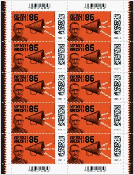 Bertolt Brecht, 125th Birth Anniversary