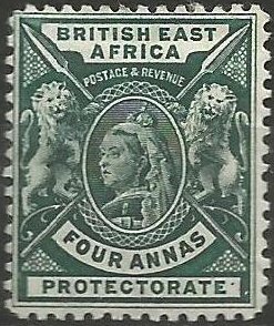 Stamp, Queen Victoria, Lions, British colonies and territories,  