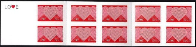 Booklet Pane, Love & marriage, Ireland,  