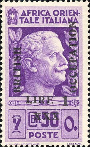 Italy Colonie East Africa Stamp Overprinted
