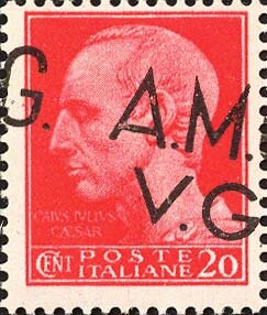 Stamp, Allied Occupation of Venetia Giulia, Italy - Allied Occupation of Venezia-Giulia,  , Emperors, Famous People, Heads of State, Men, Roman Empire