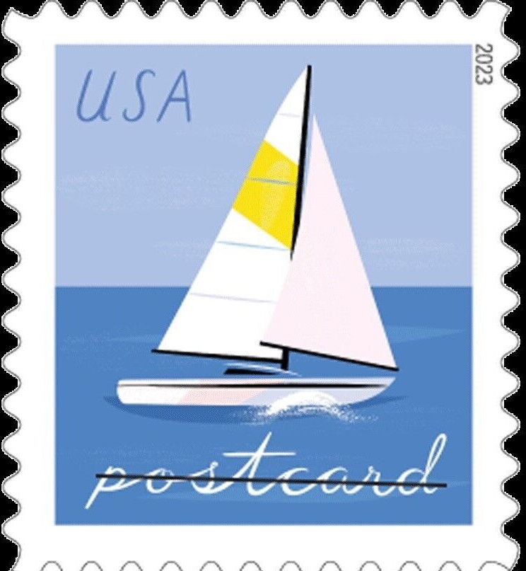 Sailboat with Yellow Sail
