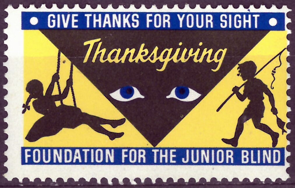 Foundation for Junior Blind. Give Thanks for your Sight