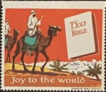 Stamp, Joy to the world, United States of America,  , Books, Charity, Christian, Christmas, Proverbs and Quotations, Religion