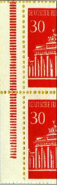 Booklet Pane-Brandenburg Gate, Berlin