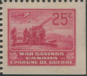 Stamp, Anti-aircraft gun, Canada,  , Aircraft, Army, Aviation, Second World War, Weapons