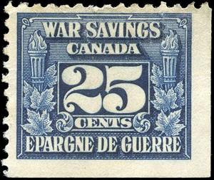 Stamp, Numeral, Canada,  , Leaves, Plants (Flora), Second World War, Torches