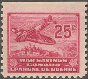 Stamp, Spitfire, Canada,  , Air Forces, Aircraft, Aviation, Buildings, Military Forces, Second World War