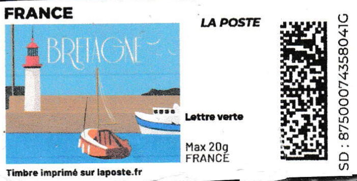 Brittany. Bretagne. Redesign without La Poste logo