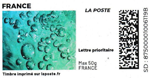 Bubbles in Water. Redesign. without laposte logo