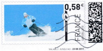 Downhill skier